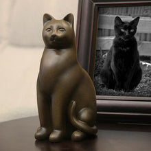 Sable Cozy Cat Medium Pet Cremation Urn - Funeral.com, Inc.