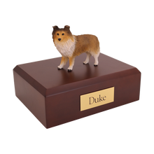 Sable Sheltie, Standing Figurine Pet Cremation Urn - Funeral.com, Inc.