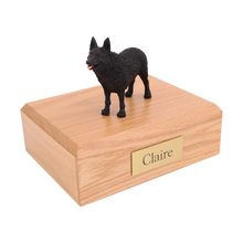 Schipperke, Standing Figurine Pet Cremation Urn - Funeral.com, Inc.