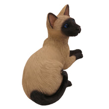 Seal Point Siamese Cat, Lying Down Figurine Pet Cremation Urn - Funeral.com, Inc.