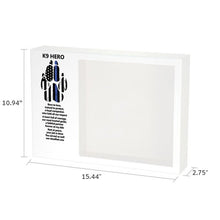 Shadow Box Urn for Large Pet Ashes & Memento with K9 Hero Design - Funeral.com, Inc.