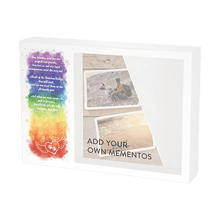 Shadow Box Urn for Large Pet Ashes & Memento with Rainbow Bridge - Funeral.com, Inc.