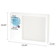 Shadow Box Urn for Pet Ashes & Mementos with Blue Cat & Yarn Design - Funeral.com, Inc.