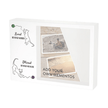 Shadow Box Urn for Pet Ashes & Mementos with Cats & Yarn Design - Funeral.com, Inc.