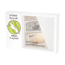 Shadow Box Urn for Pet Ashes & Mementos with Dog & Tennis Ball Design - Funeral.com, Inc.