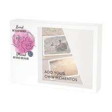 Shadow Box Urn for Pet Ashes & Mementos with Pink Cat & Yarn Design - Funeral.com, Inc.