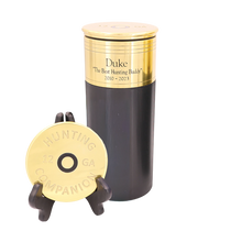 Shotgun Shell Extra Large Pet Cremation Urn - Black & Green - Funeral.com, Inc.