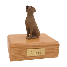 Silver Gray Weimaraner, Sitting Figurine Pet Cremation Urn - Funeral.com, Inc.
