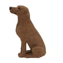 Silver Gray Weimaraner, Sitting Figurine Pet Cremation Urn - Funeral.com, Inc.