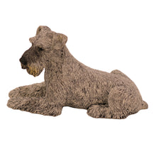 Silver Schnauzer, Ears Down Figurine Pet Cremation Urn - Funeral.com, Inc.