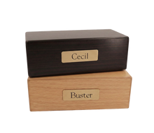 Simply Oak & Simply Walnut Pet Cremation Urn - Funeral.com, Inc.