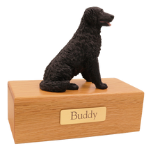 Simply Series Black Longhaired Labrador, Sitting Figurine Pet Cremation Urn - Funeral.com, Inc.