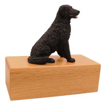 Simply Series Black Longhaired Labrador, Sitting Figurine Pet Cremation Urn - Funeral.com, Inc.