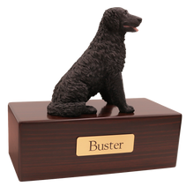 Simply Series Black Longhaired Labrador, Sitting Figurine Pet Cremation Urn - Funeral.com, Inc.