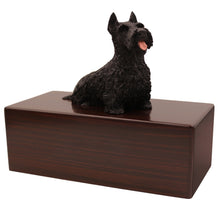 Simply Series Black Scottish Terrier, Sitting Figurine Pet Cremation Urn - Funeral.com, Inc.