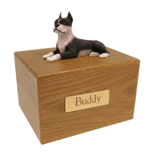 Simply Series Boston Terrier, Lying Down Figurine Pet Cremation Urn - Funeral.com, Inc.