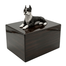 Simply Series Boston Terrier, Lying Down Figurine Pet Cremation Urn - Funeral.com, Inc.