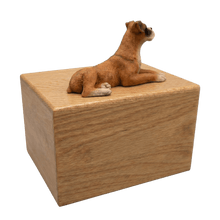 Simply Series Boxer, Ears Down Figurine Pet Cremation Urn - Funeral.com, Inc.
