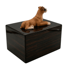 Simply Series Boxer, Ears Down Figurine Pet Cremation Urn - Funeral.com, Inc.