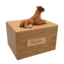 Simply Series Boxer, Ears Down Figurine Pet Cremation Urn - Funeral.com, Inc.
