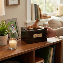 Simply Series Boxer, Ears Up Figurine Pet Cremation Urn - Funeral.com, Inc.