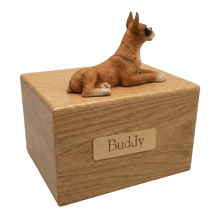 Simply Series Boxer, Ears Up Figurine Pet Cremation Urn - Funeral.com, Inc.