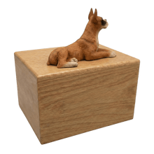 Simply Series Boxer, Ears Up Figurine Pet Cremation Urn - Funeral.com, Inc.