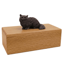 Simply Series Bronze Angora Cat, Standing Figurine Pet Cremation Urn - Funeral.com, Inc.