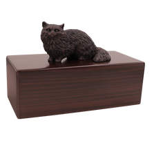 Simply Series Bronze Angora Cat, Standing Figurine Pet Cremation Urn - Funeral.com, Inc.