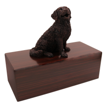 Simply Series Bronze Bernese Mountain, Sitting Figurine Pet Cremation Urn - Funeral.com, Inc.