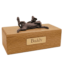 Simply Series Bronze Bloodhound, Playful Lying Down Figurine Pet Cremation Urn - Funeral.com, Inc.