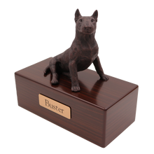 Simply Series Bronze Bull Terrier, Sitting Figurine Pet Cremation Urn - Funeral.com, Inc.