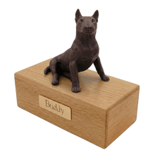 Simply Series Bronze Bull Terrier, Sitting Figurine Pet Cremation Urn - Funeral.com, Inc.
