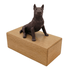 Simply Series Bronze Bull Terrier, Sitting Figurine Pet Cremation Urn - Funeral.com, Inc.