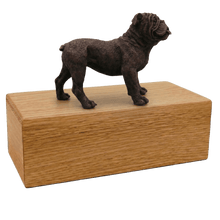 Simply Series Bronze Bulldog, Standing Figurine Pet Cremation Urn - Funeral.com, Inc.