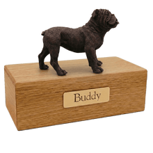 Simply Series Bronze Bulldog, Standing Figurine Pet Cremation Urn - Funeral.com, Inc.