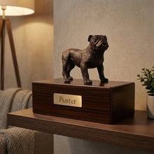 Simply Series Bronze Bulldog, Standing Figurine Pet Cremation Urn - Funeral.com, Inc.