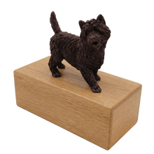 Simply Series Bronze Cairn Terrier, Standing Figurine Pet Cremation Urn - Funeral.com, Inc.