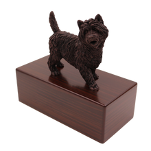 Simply Series Bronze Cairn Terrier, Standing Figurine Pet Cremation Urn - Funeral.com, Inc.