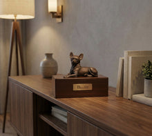 Simply Series Bronze Chihuahua, Lying Down Figurine Pet Cremation Urn - Funeral.com, Inc.