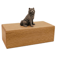 Simply Series Bronze Chow Chow, Sitting Figurine Pet Cremation Urn - Funeral.com, Inc.