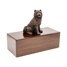 Simply Series Bronze Chow Chow, Sitting Figurine Pet Cremation Urn - Funeral.com, Inc.