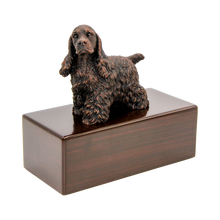 Simply Series Bronze Cocker Spaniel, Walking Figurine Pet Cremation Urn - Funeral.com, Inc.