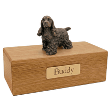 Simply Series Bronze Cocker Spaniel, Walking Figurine Pet Cremation Urn - Funeral.com, Inc.