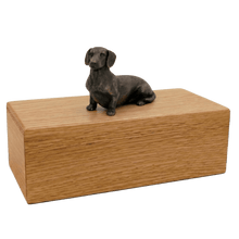 Simply Series Bronze Dachshund, Lying Down Figurine Pet Cremation Urn - Funeral.com, Inc.