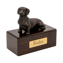 Simply Series Bronze Dachshund, Lying Down Figurine Pet Cremation Urn - Funeral.com, Inc.