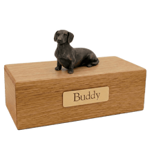Simply Series Bronze Dachshund, Lying Down Figurine Pet Cremation Urn - Funeral.com, Inc.