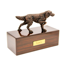 Simply Series Bronze English Setter, Walking Figurine Pet Cremation Urn - Funeral.com, Inc.