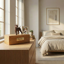 Simply Series Bronze Fox Terrier, Standing Figurine Pet Cremation Urn - Funeral.com, Inc.