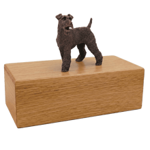 Simply Series Bronze Fox Terrier, Standing Figurine Pet Cremation Urn - Funeral.com, Inc.